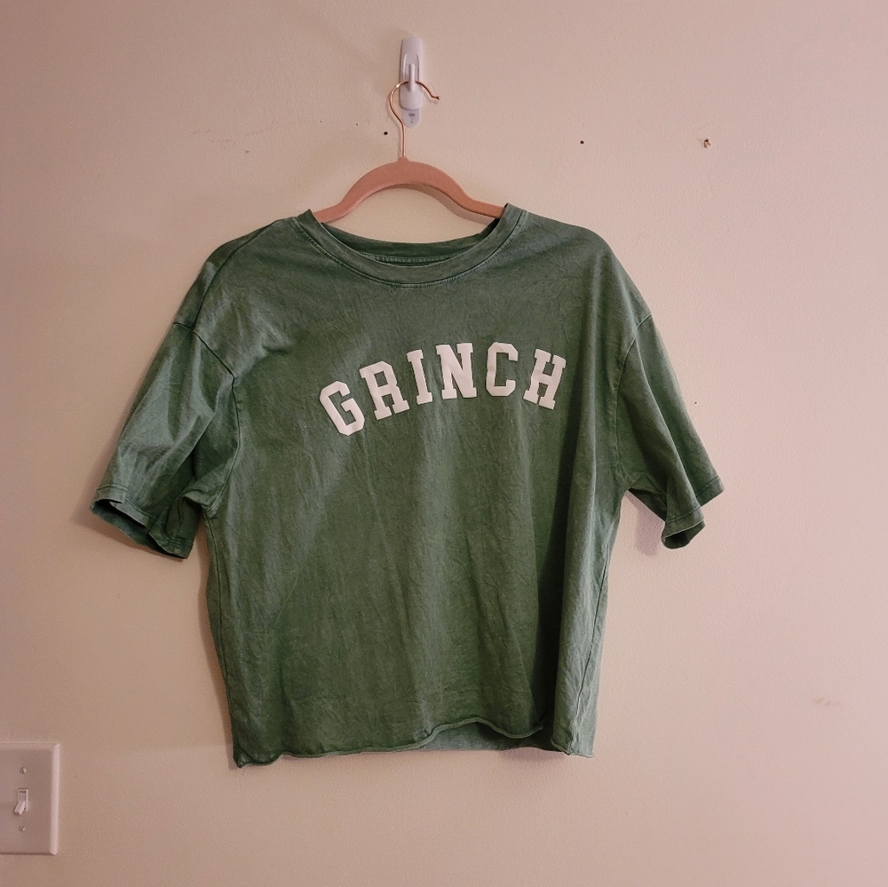 Grinch Crop Top